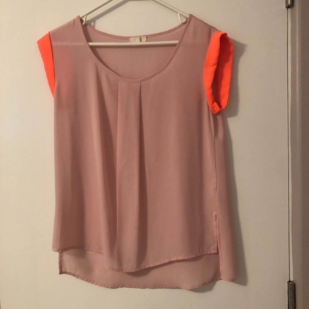 Pink and orange top